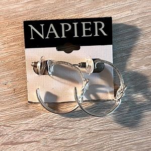 Vintage Silver Hoops